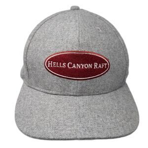 Hells Canyon Raft Snapback Cap Gray One Size Adjustable Embroidered Brewery